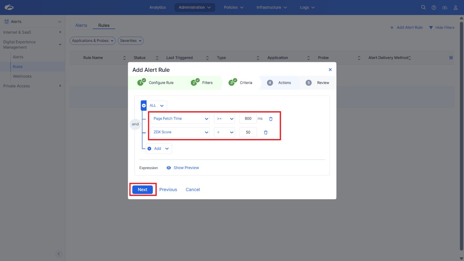 Geolocation Machine Lab 9 — Zscaler Digital Experience — Configure Alerts & Diagnostics ...
